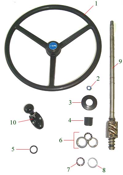 Steering Wheel For Ford 9N, 2N Tractor – E0NN3600AA, 2N3600 Aftermarket